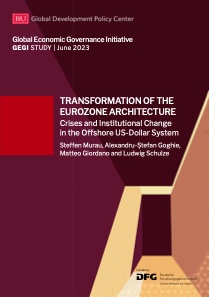 Cover of the GEGI Study, Transformation of the Eurozone Architecture.